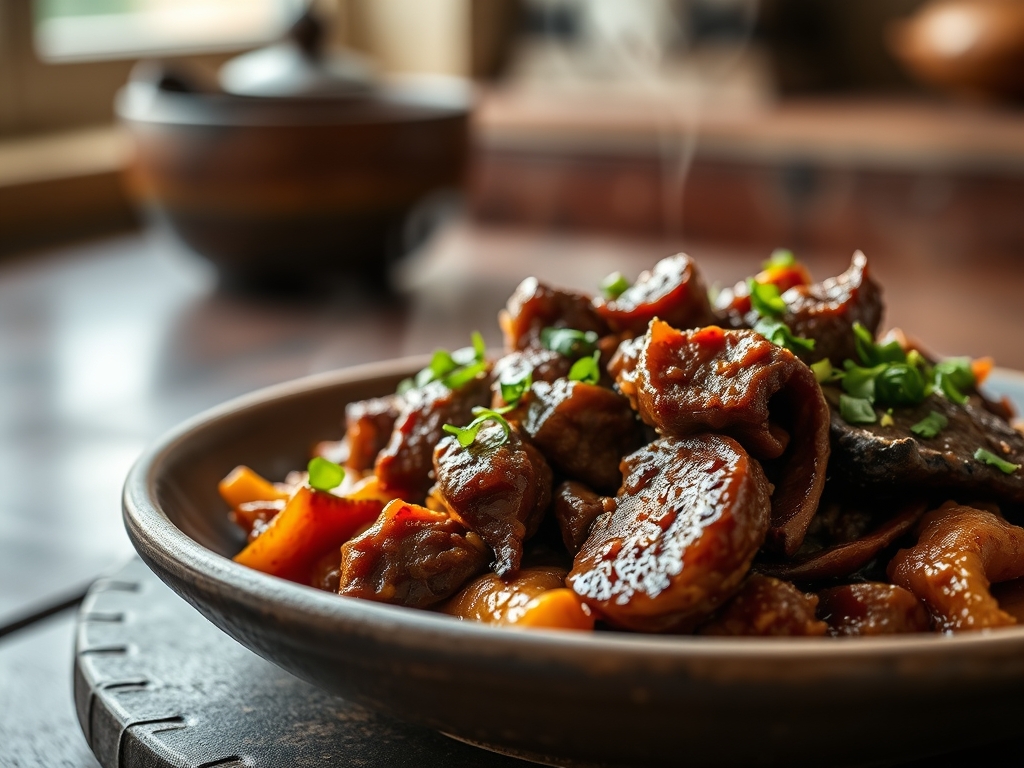 Freshly prepared authentic mongolian beef recipes