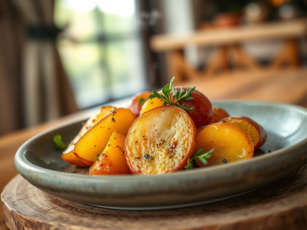 Freshly prepared boiled red potato recipes