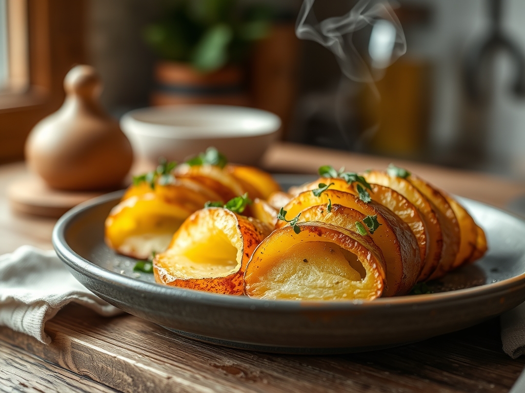 Freshly prepared can sliced potato recipes