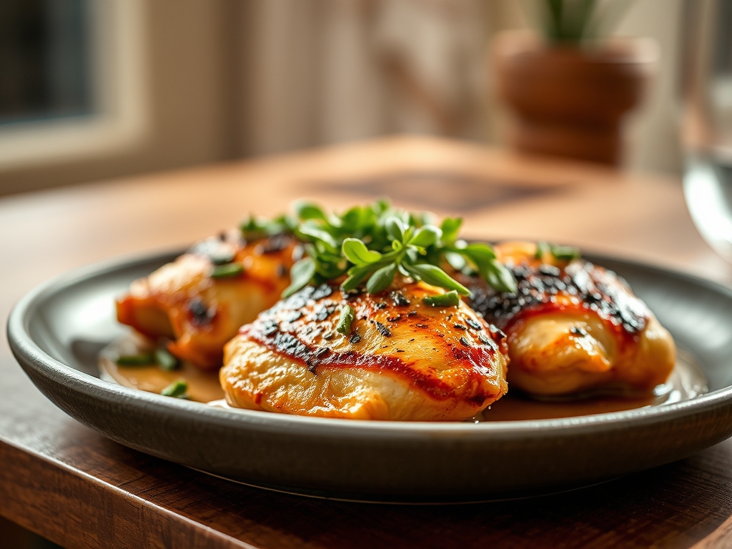 Freshly prepared easy chicken recipes for dinner with few ingredients