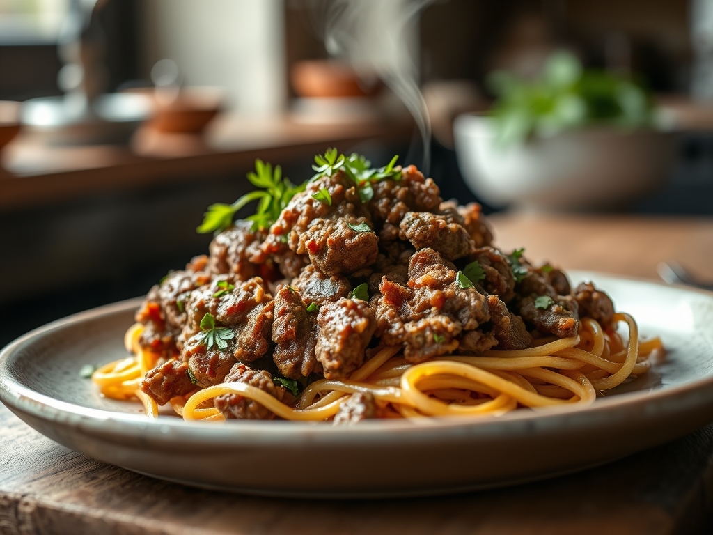 Freshly prepared ground beef recipes for dogs