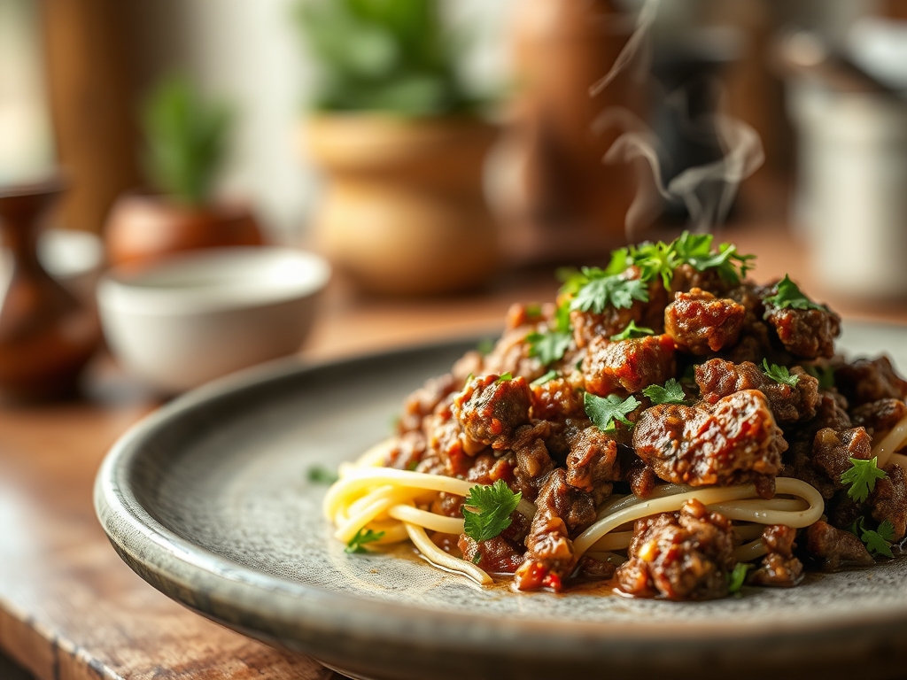 Freshly prepared ground beef recipes greek