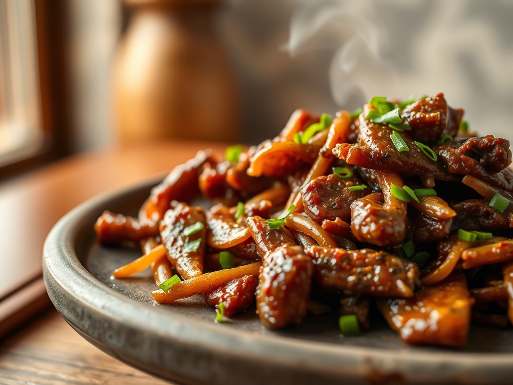 Freshly prepared hunan beef recipes