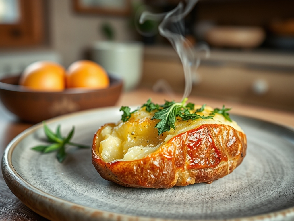 Freshly prepared jacket potato recipes