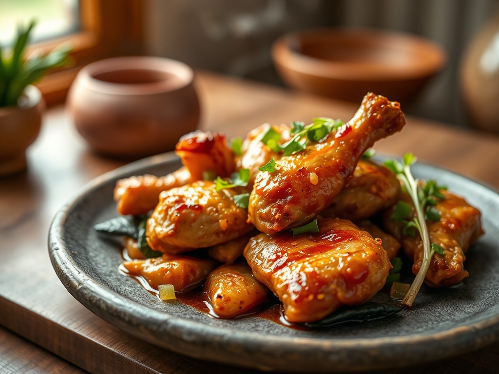 Freshly prepared korean chicken recipes