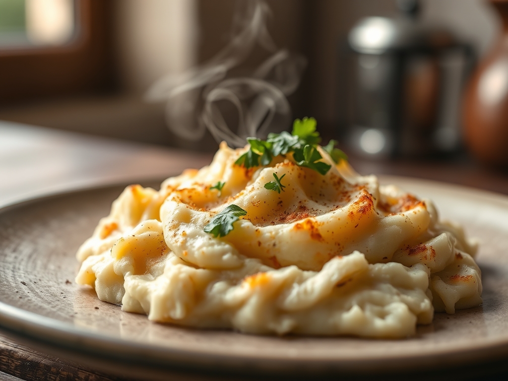 Freshly prepared mashed potato recipes no milk