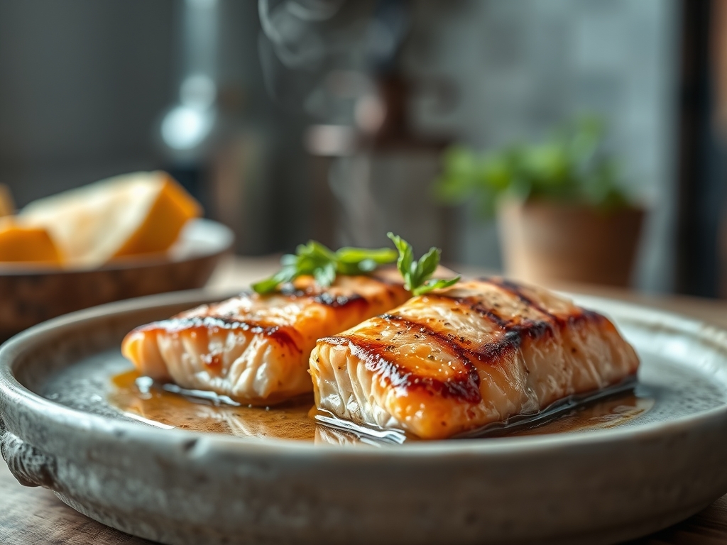 Freshly prepared tasty salmon recipes